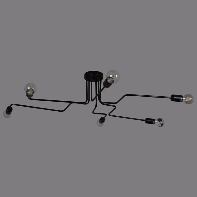 Потолочная люстра Illumico IL2000-6C-05 BK Фото № 4