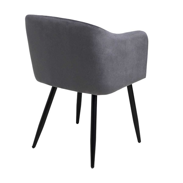 Кресло AksHome Orly темно-серый, велюр 63233 Фото № 6