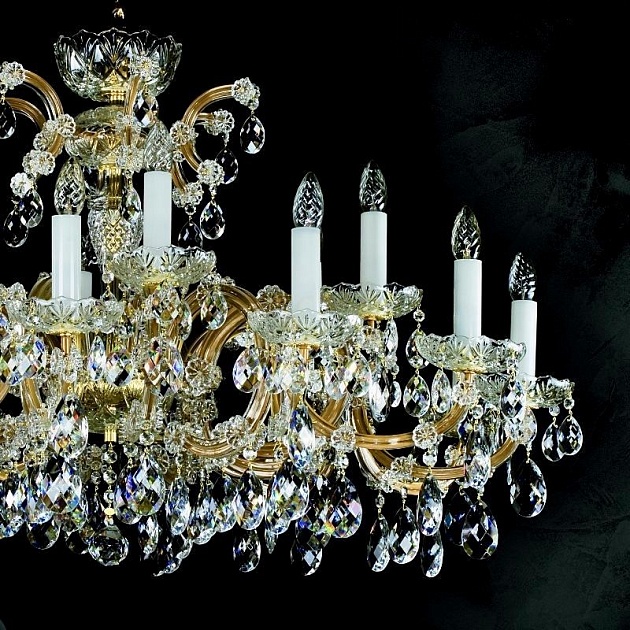 Подвесная люстра Artglass Maria Terezia 17 Vachtle CE изображение 3 Подвесная люстра Artglass Maria Terezia 17 Vachtle CE Фото № 3