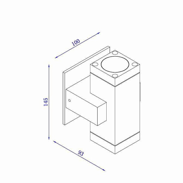 Уличный настенный светильник Lucide Bok 17963/22/12 Фото № 2