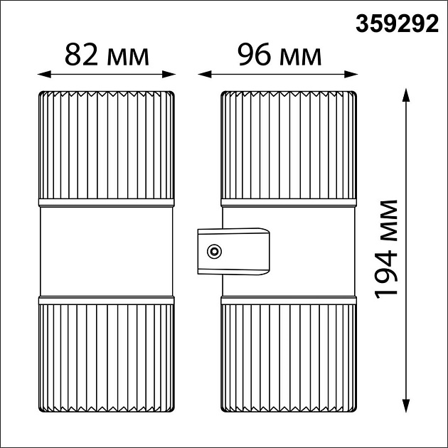 Уличный настенный светодиодный светильник Novotech Street Estima 359292 изображение 2 Уличный настенный светодиодный светильник Novotech Street Estima 359292 Фото № 2