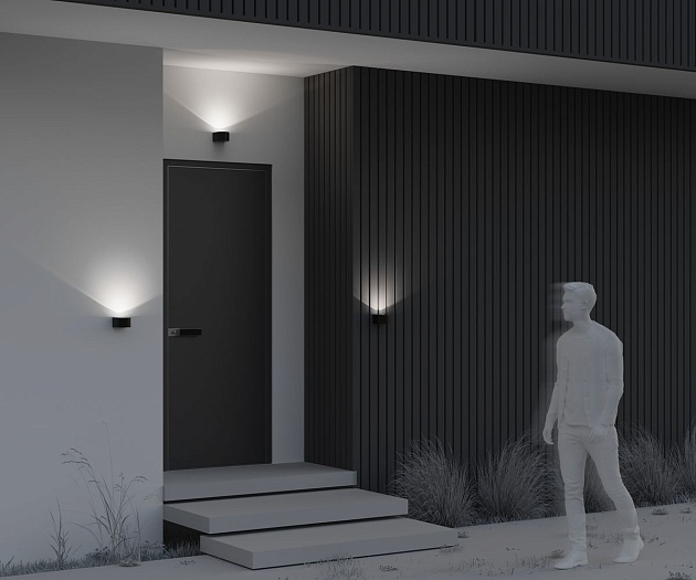 Уличный настенный светодиодный светильник Maytoni Blow O435WL-L5GF3K изображение 3 Уличный настенный светодиодный светильник Maytoni Blow O435WL-L5GF3K Фото № 3