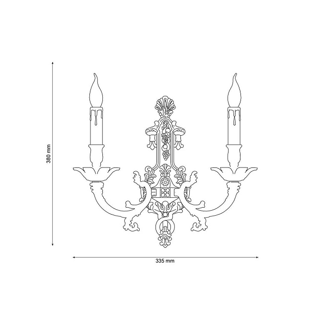 Бра Lucia Tucci Firenze W1781.2 Antique Gold изображение 3 Бра Lucia Tucci Firenze W1781.2 Antique Gold Фото № 3