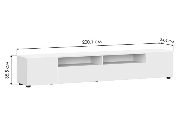 ТВ-тумба Woodville Валенсия 536239 Фото № 2