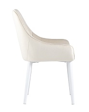 Кухонный стул Stool Group Диана велюр кремовый (ножки белые) MC101-2 KD HLR-2 2