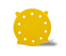 Барный стул Sheffilton SHT-S48 пластиковый желтый/черный муар 0434769701 1