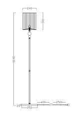 Торшер Freya Lauren FR5093FL-01CH 1