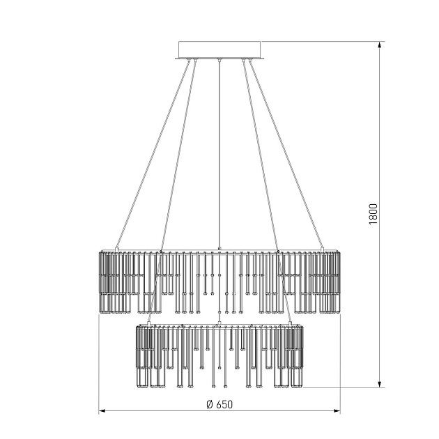 Подвесной светодиодный светильник Bogates Firefly 454/2 Фото № 2
