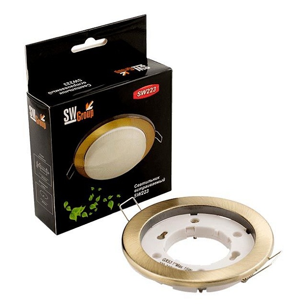 Встраиваемый светильник SWG GX53-H4-BB 002299 изображение 3 Встраиваемый светильник SWG GX53-H4-BB 002299 Фото № 3