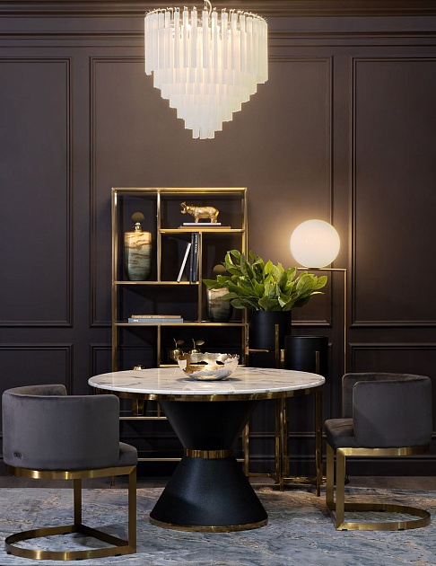 Стеллаж Garda Decor 46AS-SH1452-Gold Фото № 5