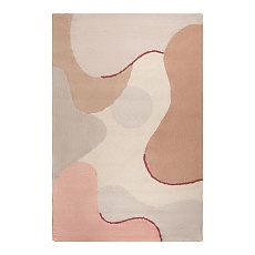 Ковер Tkano из хлопка бежевого цвета с авторским принтом из коллекции Freak Fruit, 120х180 см TK20-DR0026