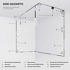 Коннектор L-образный Elektrostandard Mini Magnetic 85177/00 a065637 3