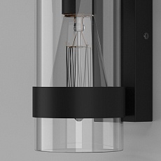 Уличный настенный светильник Elektrostandard Falcon 35167/D черный a063452 3