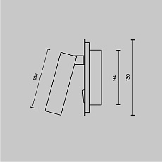 Светодиодный спот Maytoni Ios 176 C175-WL-01-6W-W 1
