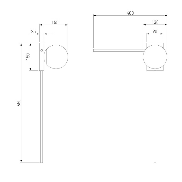 Настенный светильник Eurosvet Fredo 40034/1 золото Фото № 3