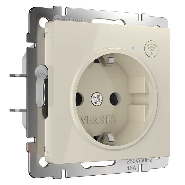 Розетка Wi-Fi Werkel (Умный дом) слоновая кость W1171603 a056421 Фото № 1
