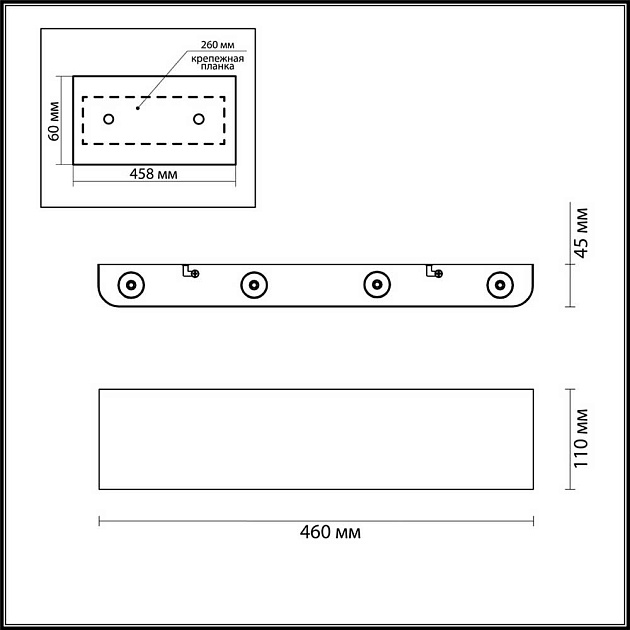 Настенный светодиодный светильник Odeon Light Hightech Magnum 3893/8WL Фото № 4