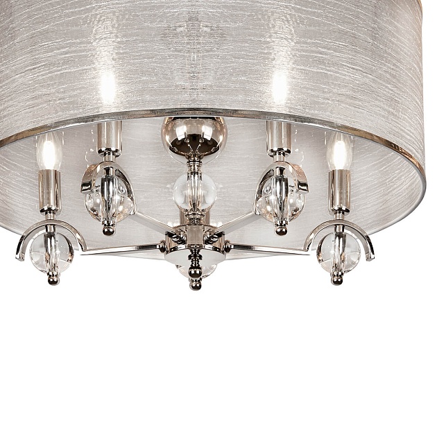 Подвесная люстра iLamp Chelsea P2400-5 Nickel изображение 4 Подвесная люстра iLamp Chelsea P2400-5 Nickel Фото № 4