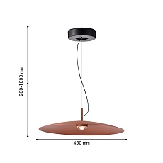 Подвесной светодиодный светильник Favourite Lars 4411-1P 1