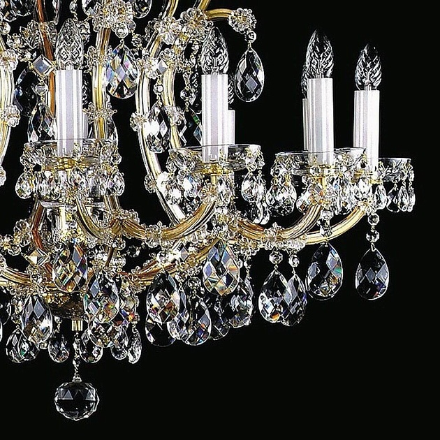 Подвесная люстра Artglass Maria Terezia 12 Vachtle CE изображение 2 Подвесная люстра Artglass Maria Terezia 12 Vachtle CE Фото № 2