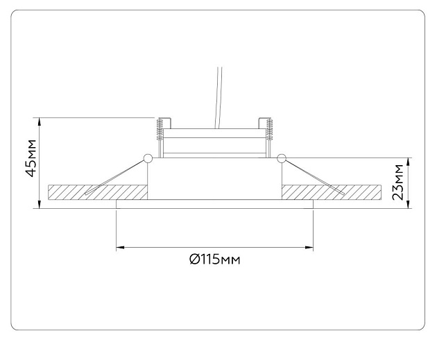 Встраиваемый светильник Ambrella light TECHNO SPOT TN51911 Фото № 8