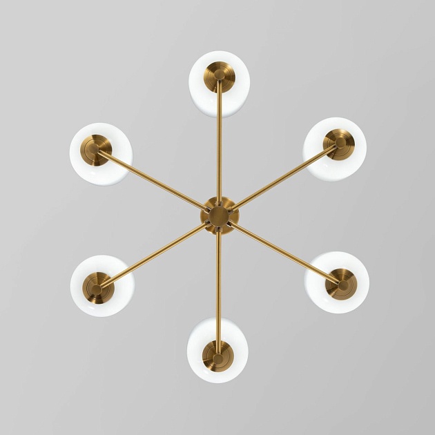 Подвесная люстра Eurosvet Loona 60161/6 латунь изображение 5 Подвесная люстра Eurosvet Loona 60161/6 латунь Фото № 5