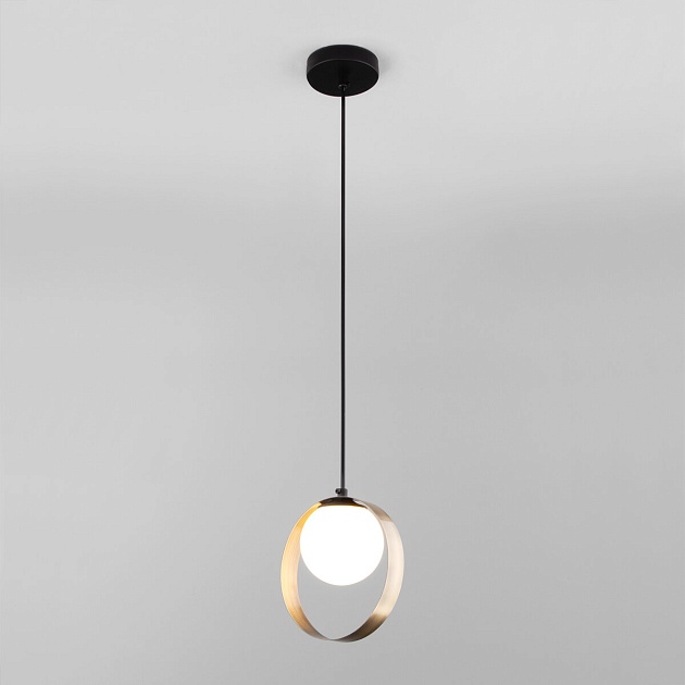 Подвесной светильник Eurosvet Dublin 50205/1 черный/бронза изображение 3 Подвесной светильник Eurosvet Dublin 50205/1 черный/бронза Фото № 3