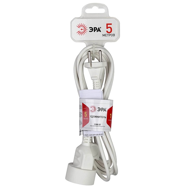 Удлинитель ЭРА UX-1е-5m Б0039818 Фото № 1