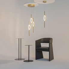 Подвесная светодиодная люстра Maytoni Foresight MOD347PL-L24BS3K 2