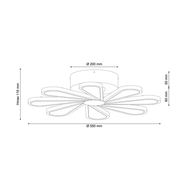 Потолочная люстра Lucia Tucci Miracoli 201.8 LED изображение 2 Потолочная люстра Lucia Tucci Miracoli 201.8 LED Фото № 2