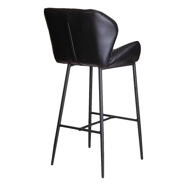 Барный стул AksHome Lagos черный, экокожа 63673 изображение 5 Барный стул AksHome Lagos черный, экокожа 63673 Фото № 5