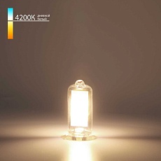 Лампа светодиодная Elektrostandard G4 5W 4200K прозрачная BLG420 a058841