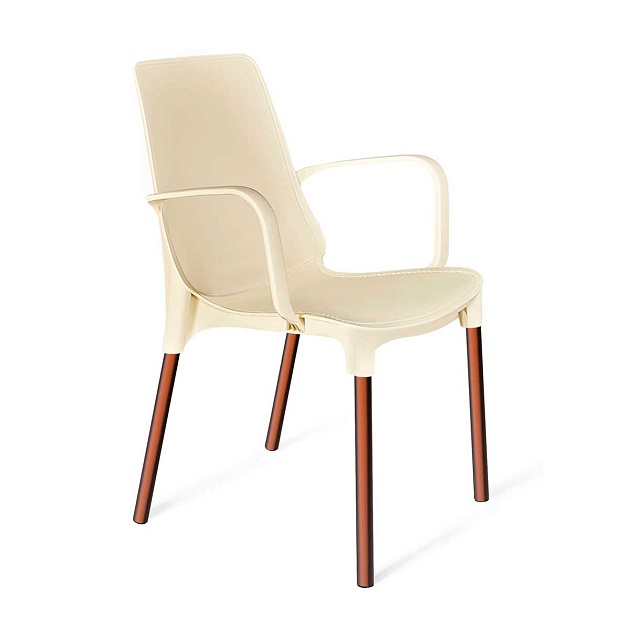 Офисный стул Sheffilton SHT-S76/S424 бежевый/медный металлик 3029797702 Фото № 1