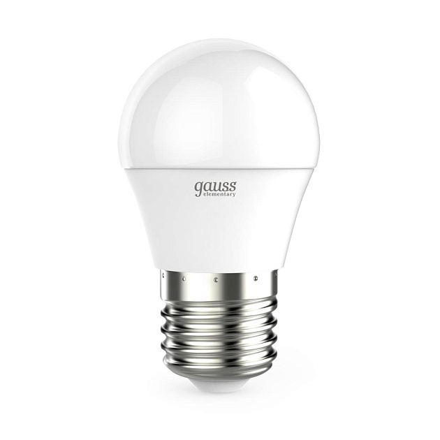 Лампа светодиодная Gauss E27 8W 6500K матовая 53238 Фото № 1