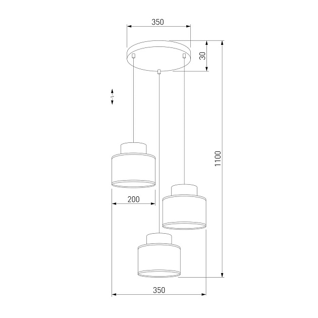 Подвесная люстра TK Lighting 2594 Duo изображение 2 Подвесная люстра TK Lighting 2594 Duo Фото № 2