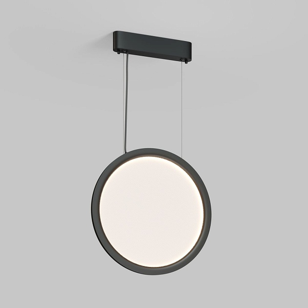 Подвесной вертикальный светодиодный светильник Denkirs Veil DK6604-BK Фото № 1