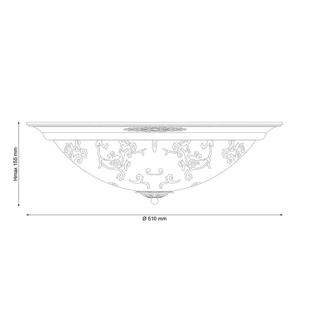 Потолочный светильник Lucia Tucci Lugo 142.6 R50 White Фото № 2