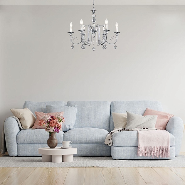 Подвесная люстра Escada Shine 678/6PL Chrome Фото № 5