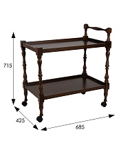 Сервировочный стол Мебелик Бридж 002096 2