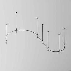 Шинопровод круглый из полукругов 1200мм Maytoni Technical FLARITY Busbar trunkings Flarity TRX154-2SR-D1200-B 3