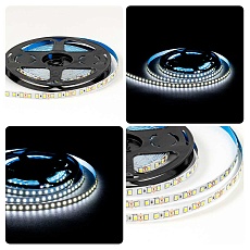 Светодиодная лента OGM 9,6W/m 120LED/m 2835SMD холодный белый 5M LSE-258 4