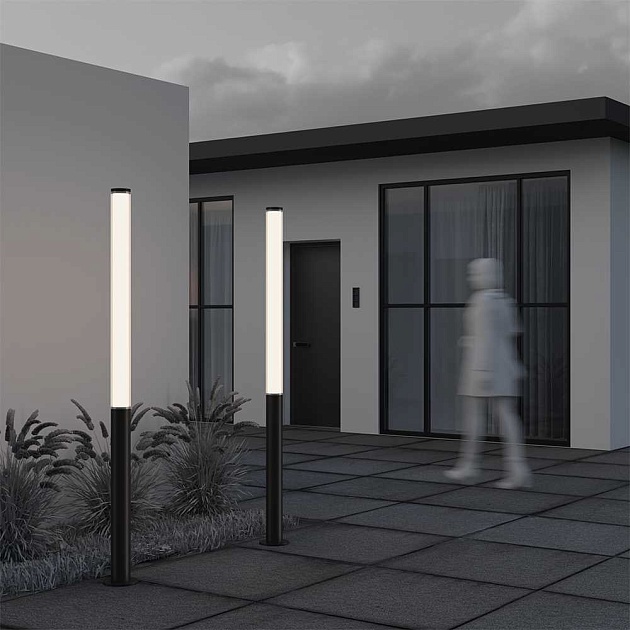 Уличный светодиодный светильник Maytoni Ginza O041FL-L100B3K Фото № 7