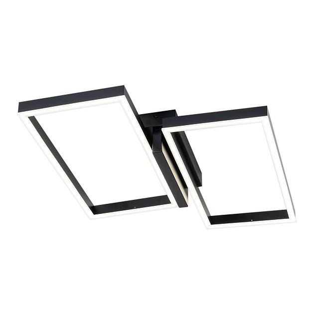 Потолочный светодиодный светильник Escada Scales 10209/2LED Black Фото № 1