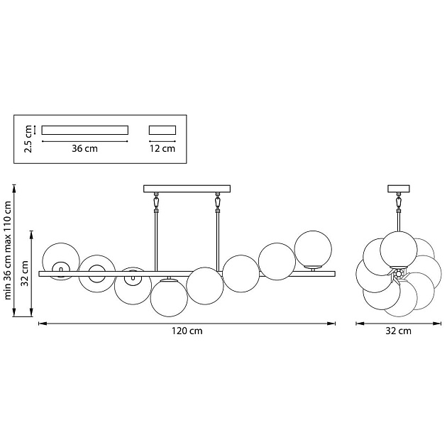 Подвесная люстра Lightstar Croco 815183 Фото № 8
