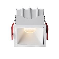 Встраиваемый светильник Maytoni Technical Alfa LED DL043-01-10W3K-SQ-W-1