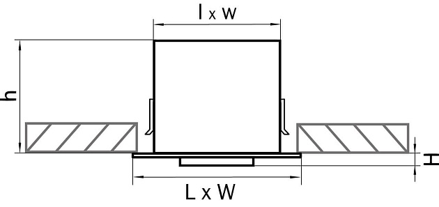 Встраиваемый светильник Lightstar Cardano 214127 изображение 2 Встраиваемый светильник Lightstar Cardano 214127 Фото № 2