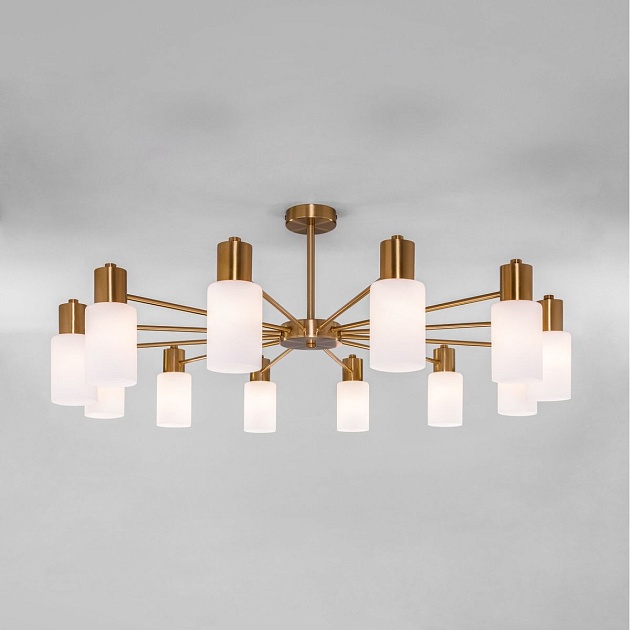 Потолочная люстра Eurosvet Vegga 70160/12 латунь Smart Фото № 1