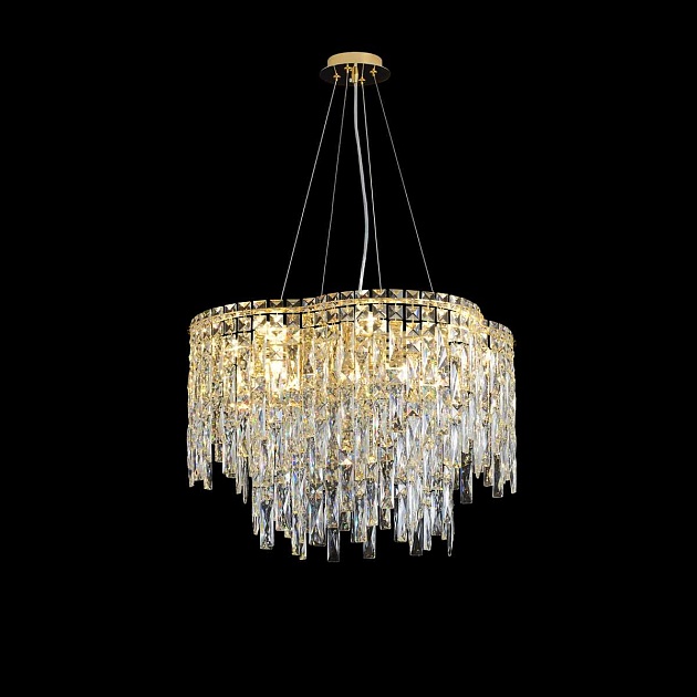 Подвесная люстра Crystal Lux ABRIL SP12 GOLD изображение 2 Подвесная люстра Crystal Lux ABRIL SP12 GOLD Фото № 2