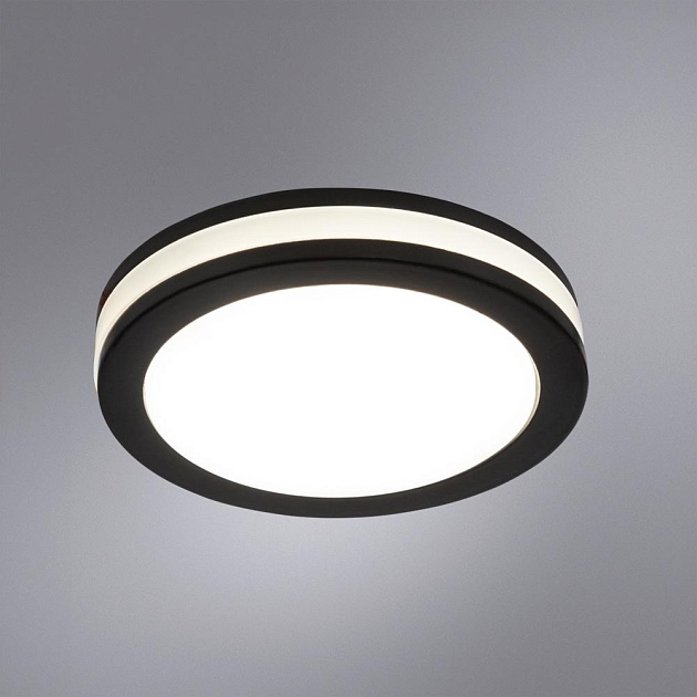 Встраиваемый светодиодный светильник Arte Lamp Tabit A8430PL-1BK Фото № 4