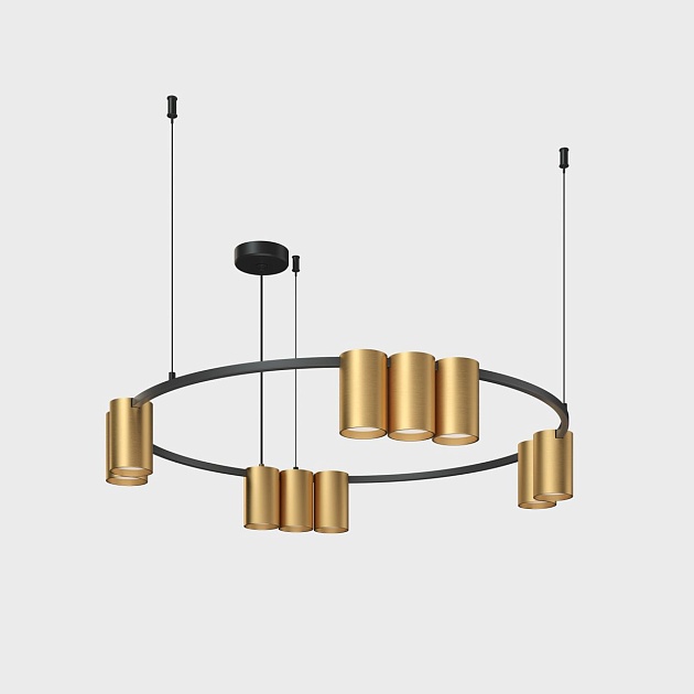 Подвесная люстра Denkirs Orbit DK4065-BK+SG изображение 3 Подвесная люстра Denkirs Orbit DK4065-BK+SG Фото № 3